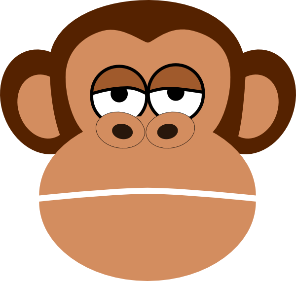 Monkey Cartoon Face clip art - vector clip art online, royalty ... -  ClipArt Best - ClipArt Best