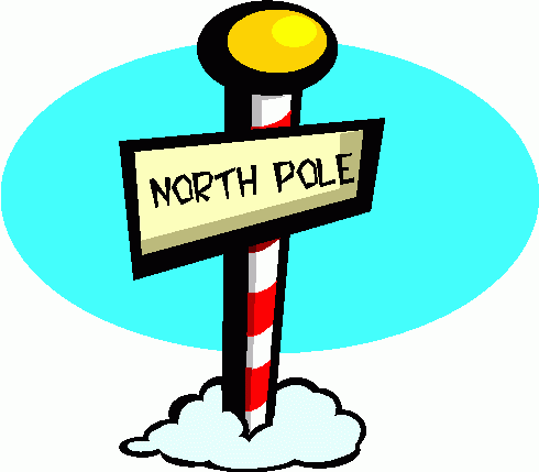 north_pole_sign clipart - north_pole_sign clip art