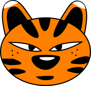 Tiger clip art - vector clip art online, royalty free & public domain