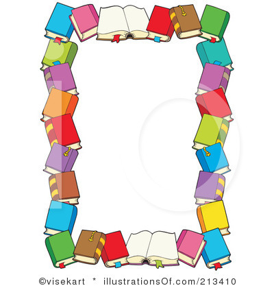 clipart books border - photo #11