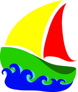 Cartoon Sailboat Clipart