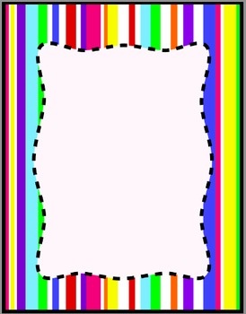 Clip art color borders