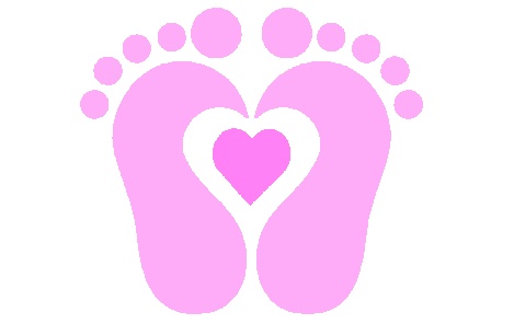 Free baby feet clipart