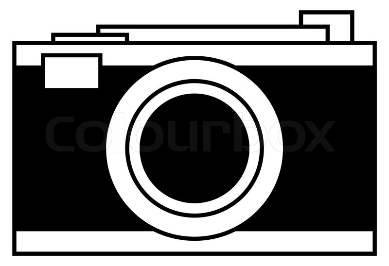 Kamera, fotoer, ikon | Vektor | Colourbox