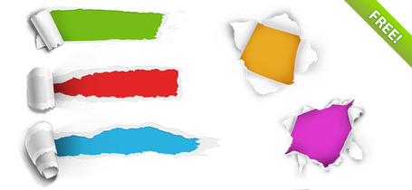 5 Ripped Paper Holes, free vectors - Clipart.me