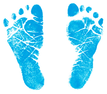 Blue Baby Feet Clip Art Images & Pictures - Becuo
