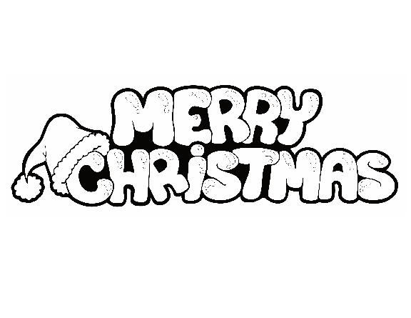 christmas clipart to colour - photo #39
