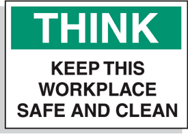 Hazard Warning Labels - Think Keep This Workplace Safe And Clean ...