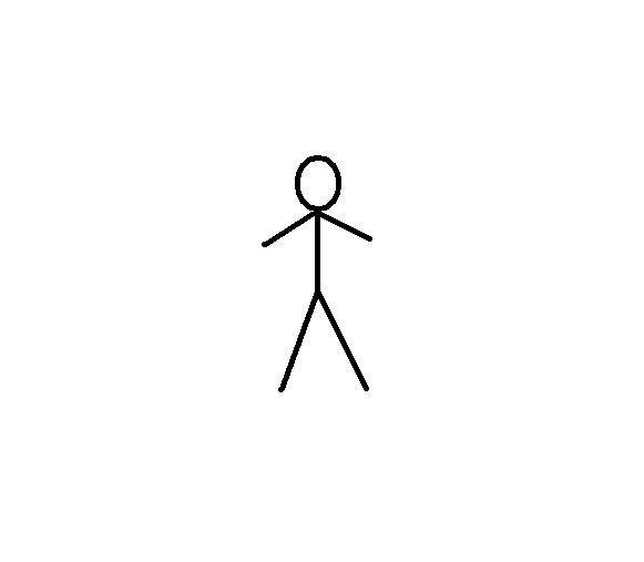 stick man print