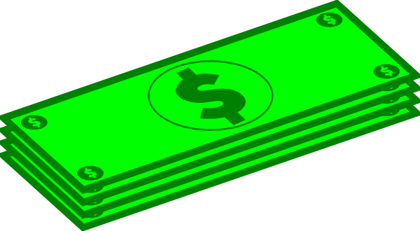 Dollar stack clipart