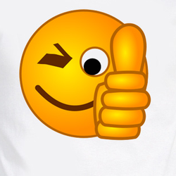 Thumbs up clipart smiley
