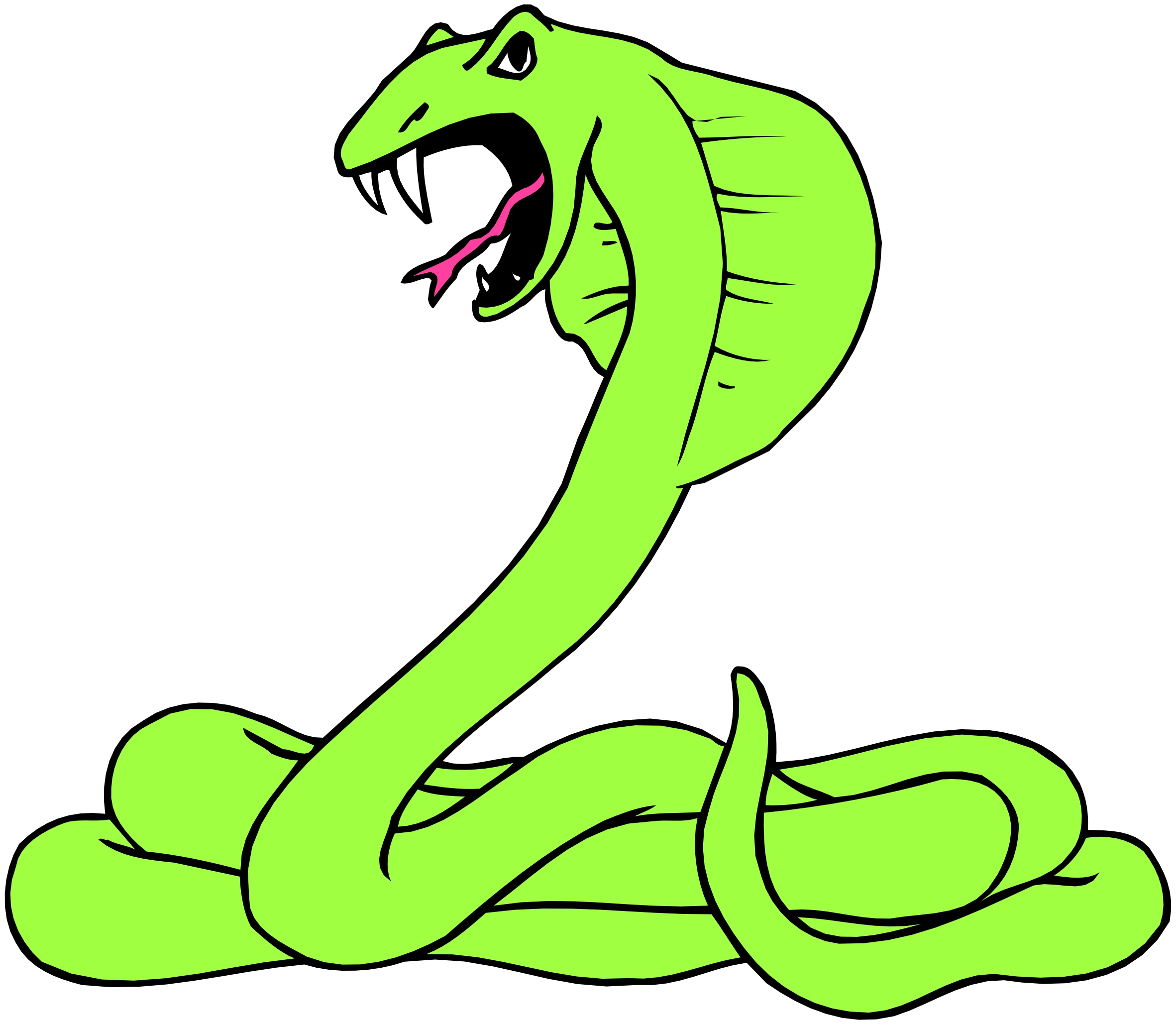 free cartoon snake clipart - photo #26