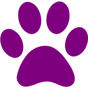 453 views Colorful paw print clipart