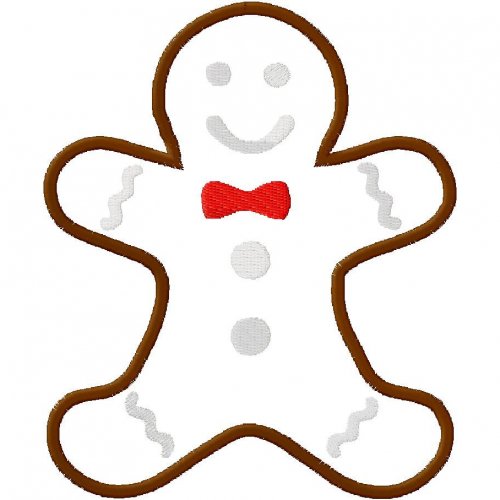 Large Gingerbread Man Template