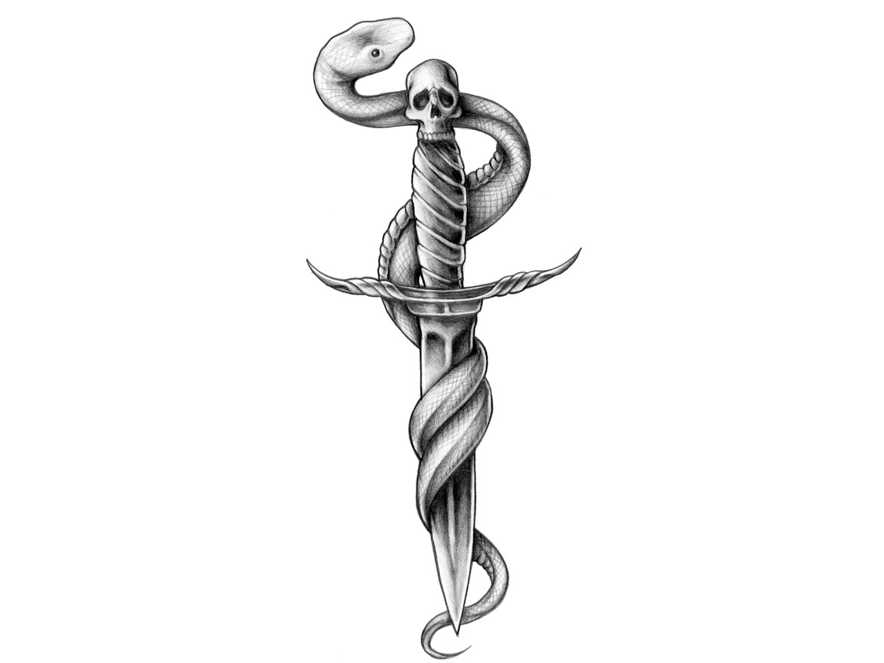 Snake And The Sword Tattoo Design: Real Photo, Pictures, Images ...