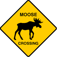 Moose Sign - ClipArt Best