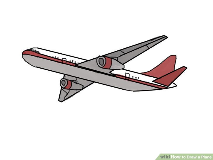 659 views 4 Ways to Draw a Plane - wikiHow