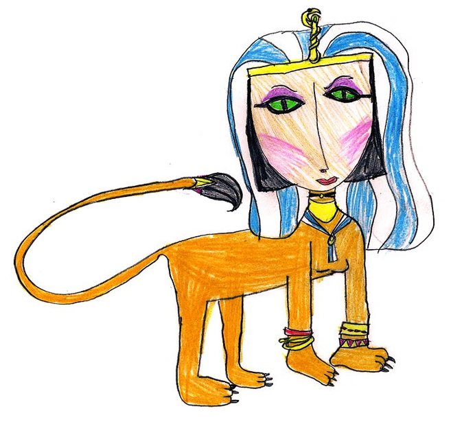 Cartoon Sphinx Clipart - Free to use Clip Art Resource
