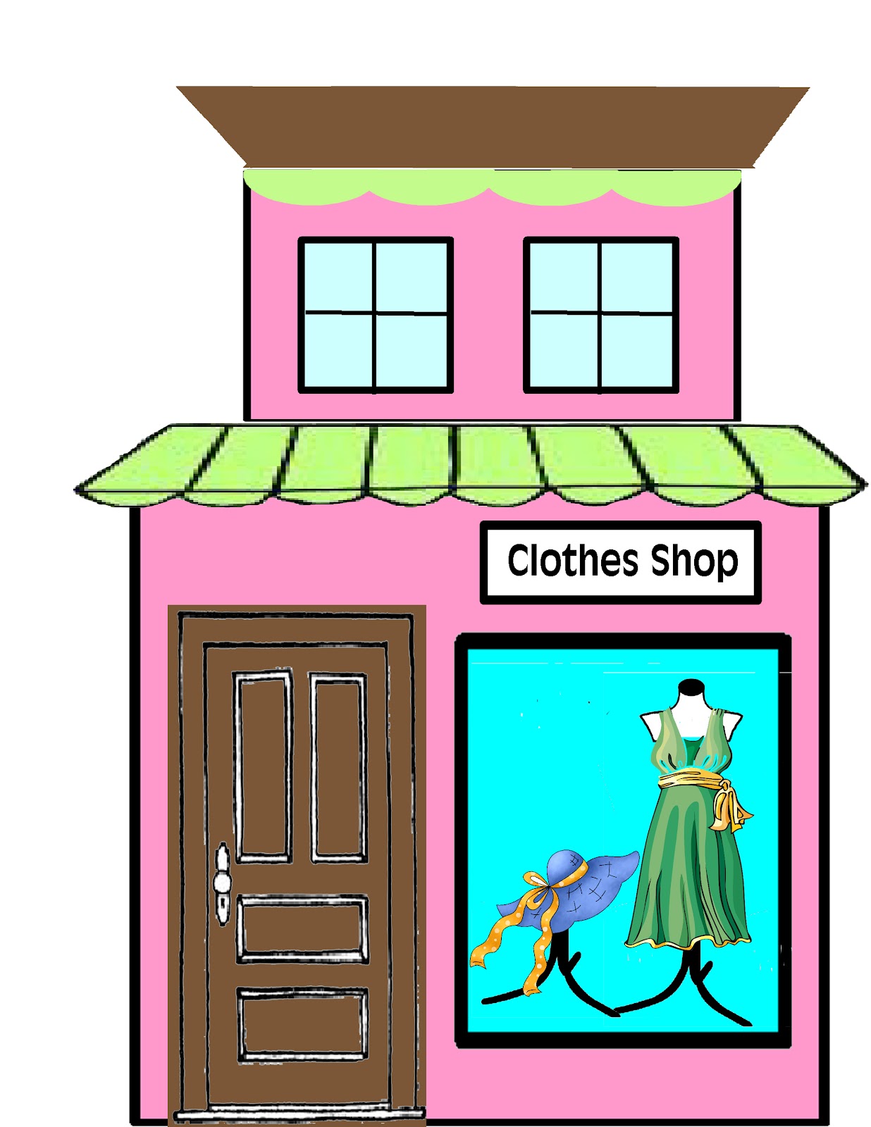 Clipart clothes shop