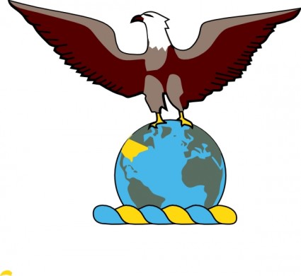 Eagle Globe And Anchor Clipart