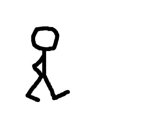 Stick Man Running Clipart - Free to use Clip Art Resource