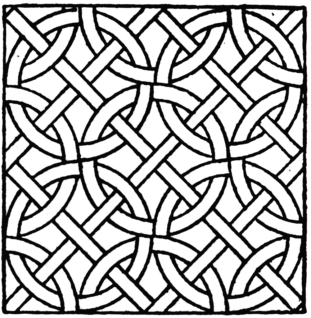 Mosaic Patterns Coloring Pages - AZ Coloring Pages