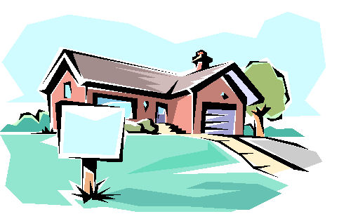 Free clipart house for sale