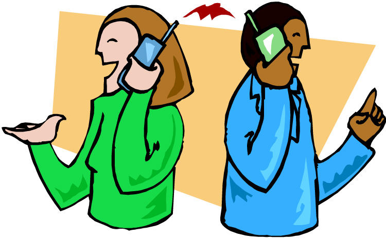 clipart talking on phone - photo #11