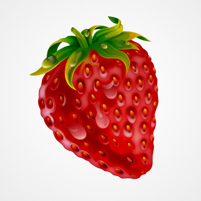 red strawberry clipart - photo #43