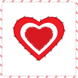 Heart Clipart Image - Valentine Heart Design