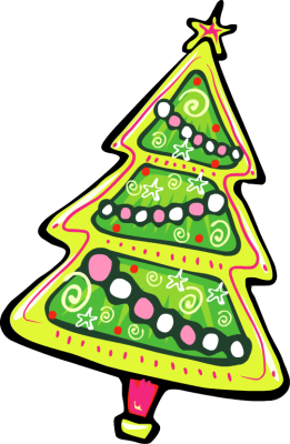 A Cute Cartoon Christmas Tree - Free Clip Arts Online | Fotor ...