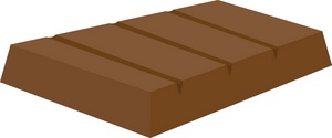 Chocolate Clipart Image - Chocolate Bar