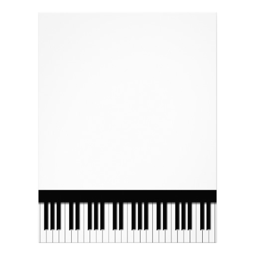 piano_keyboard_keys_letterhead ...