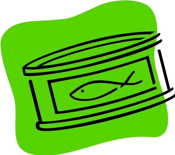 Canned Tuna Clipart - Free Clipart Images