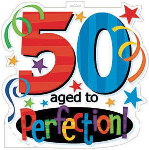 Happy 50th Birthday Clipart