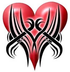 Tribal Heart Tattoos | Heart ...