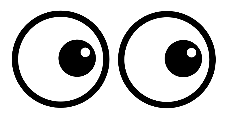 Silly eyes clipart - Clipartix