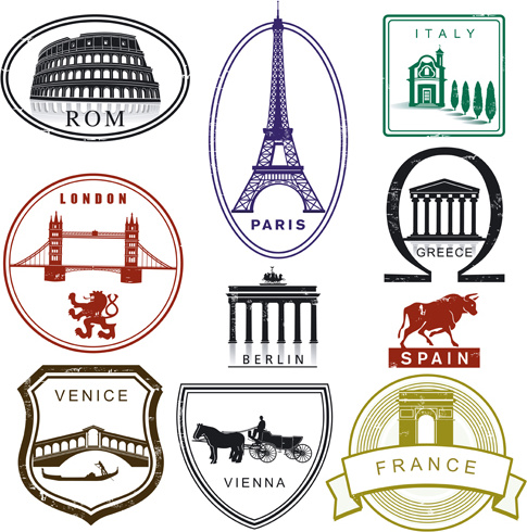 Travel stamp free vector download (1,926 Free vector) for ...