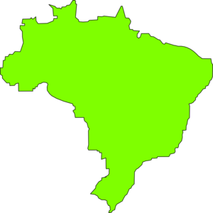 Clipart map of brazil
