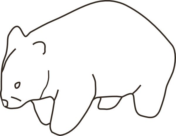 381 views Cartoon Wombat