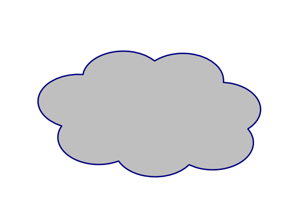 Grey Cloud Clip Art - vector clip art online, royalty ...