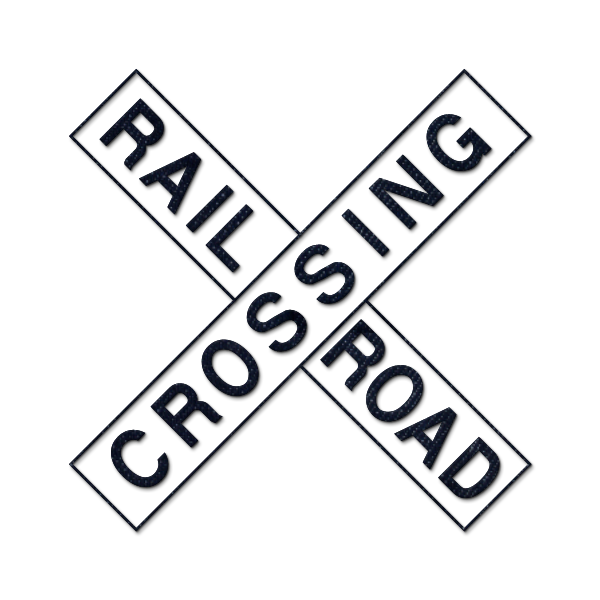 Sign Railroad Crossing (Crossings) Icon #093647 Â» Icons Etc