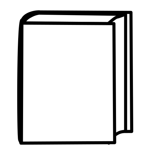 Closed Book Standing - Free Clipart Images