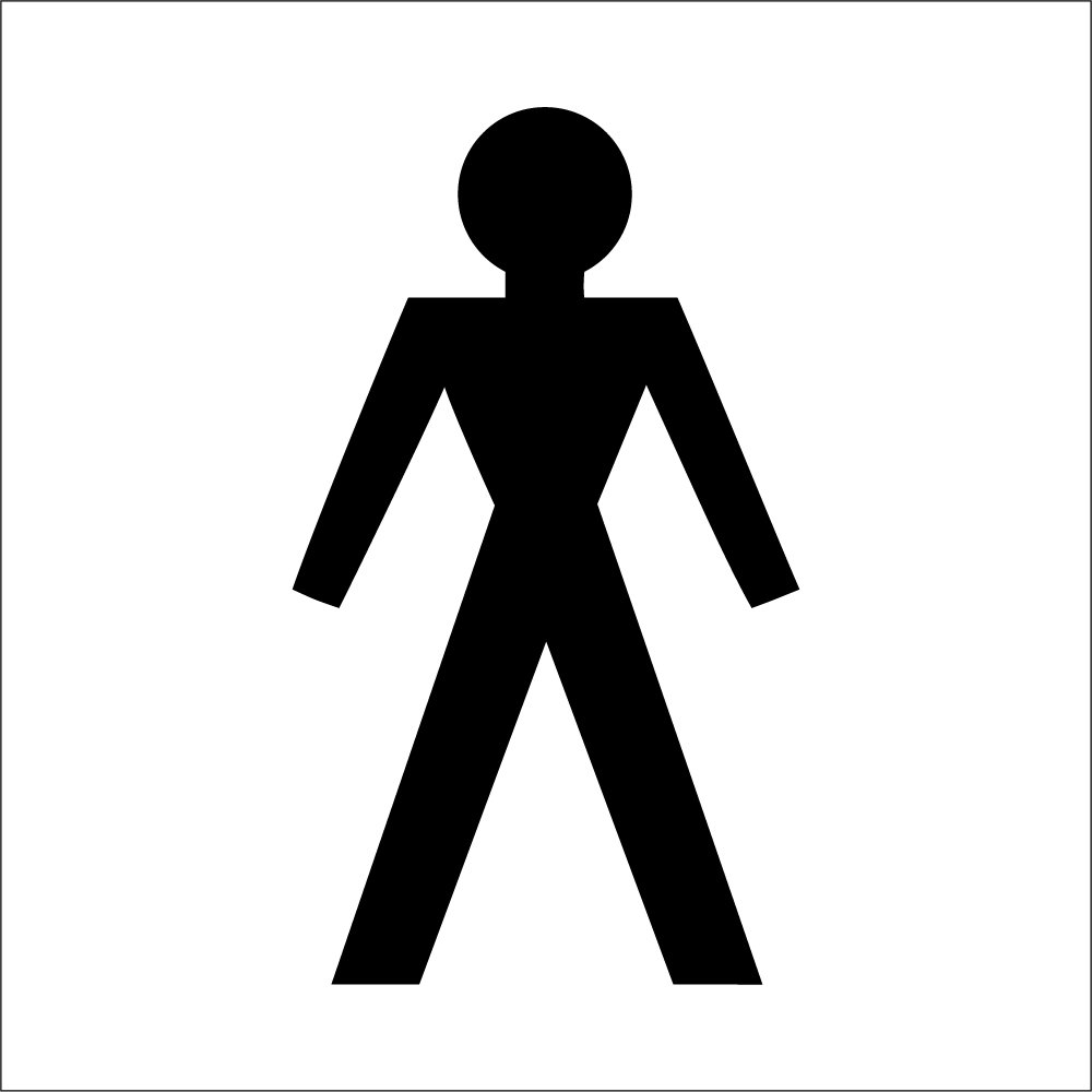 Male Toilet Symbol Signs - from Key Signs UK