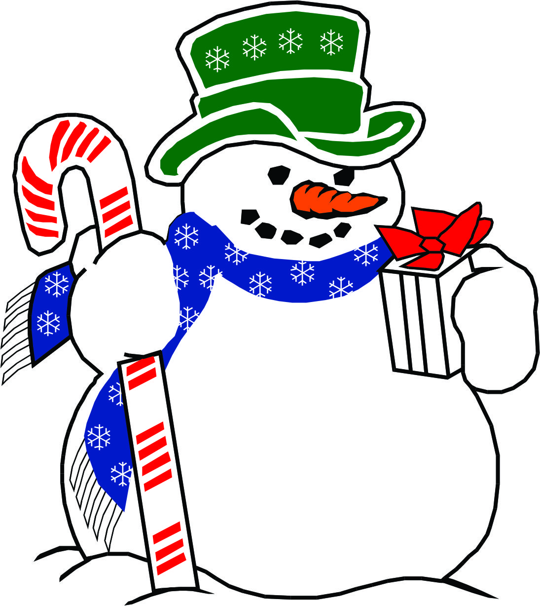 Cartoon Snowman