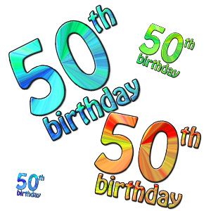 Free clipart 50th birthday