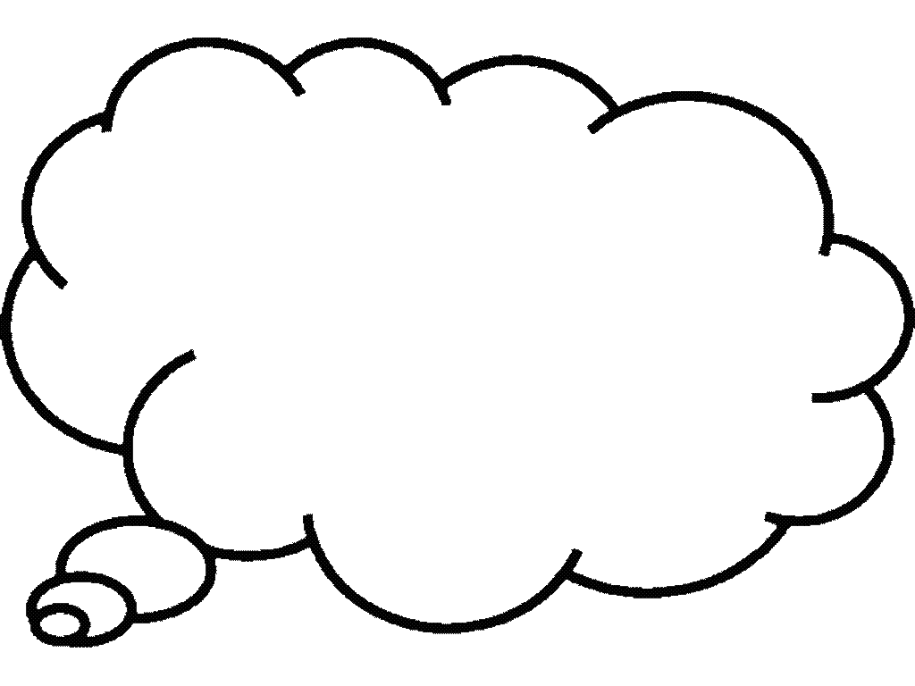 Thought Bubble Template ClipArt Best