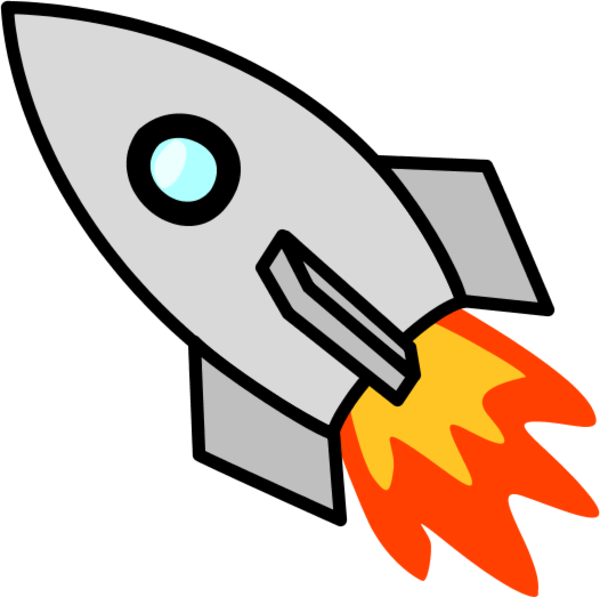 Toy rocket - vector Clip Art