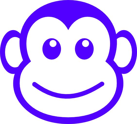 Monkey Face Drawing - ClipArt Best