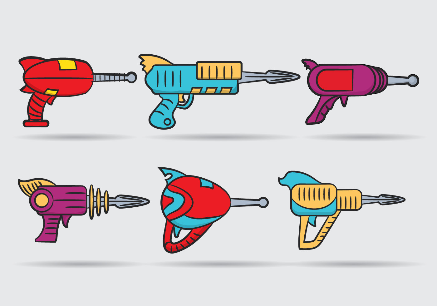 Laser Gun Free Vector Art - (797 Free Downloads)